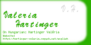 valeria hartinger business card